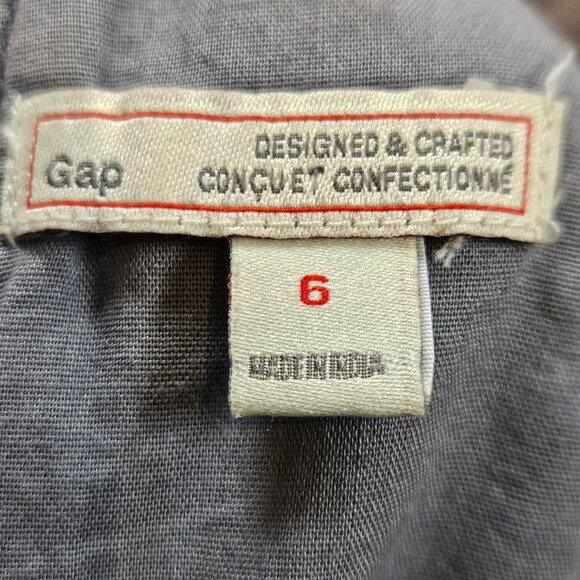 GAP A-Line Denim Dress With Cut Out Details - Picture 4 of 7